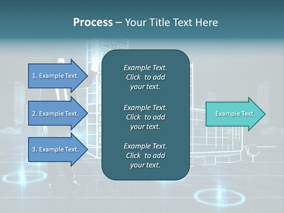 Woman Coastal Wellness PowerPoint Template