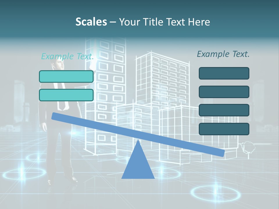 Woman Coastal Wellness PowerPoint Template