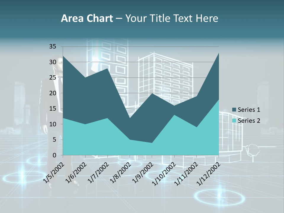 Woman Coastal Wellness PowerPoint Template