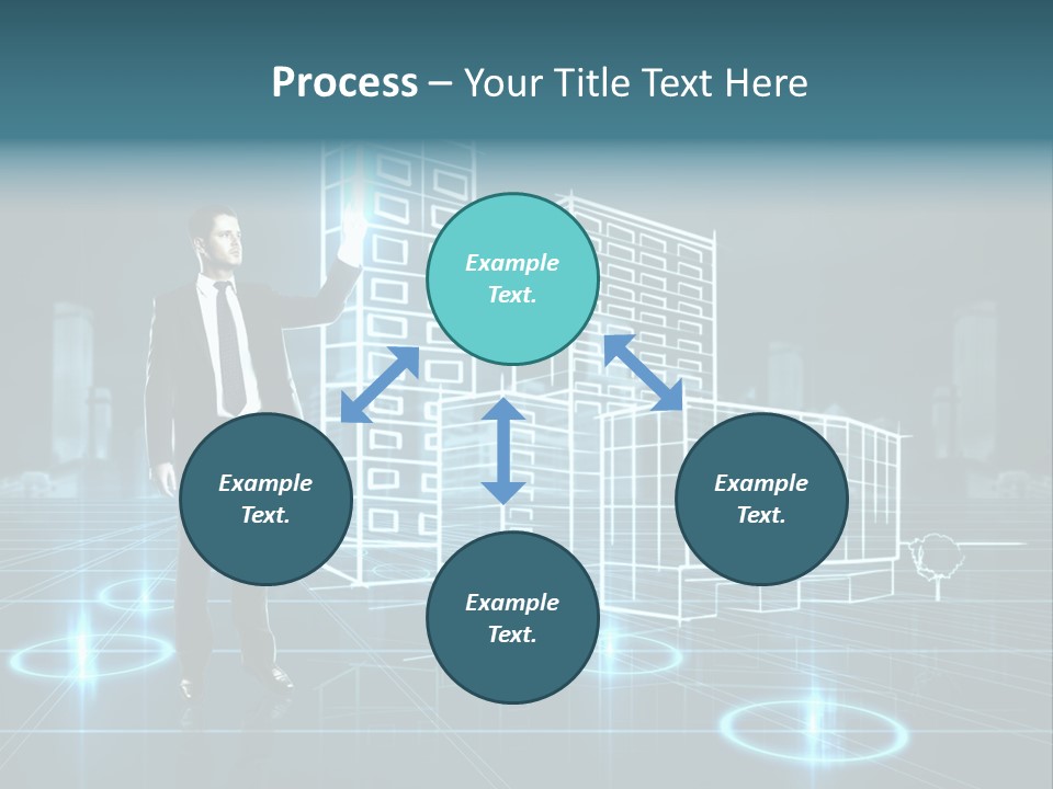 Woman Coastal Wellness PowerPoint Template