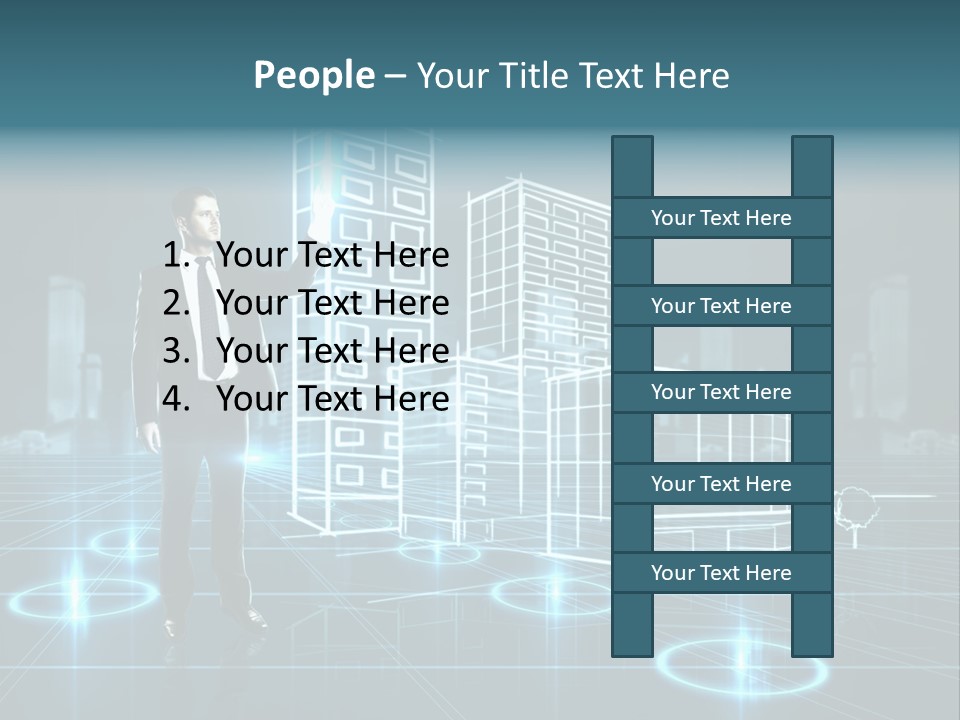 Woman Coastal Wellness PowerPoint Template