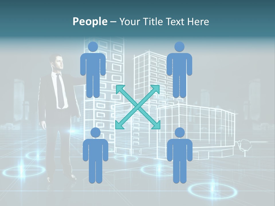 Woman Coastal Wellness PowerPoint Template