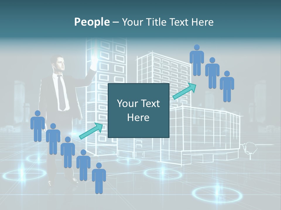 Woman Coastal Wellness PowerPoint Template