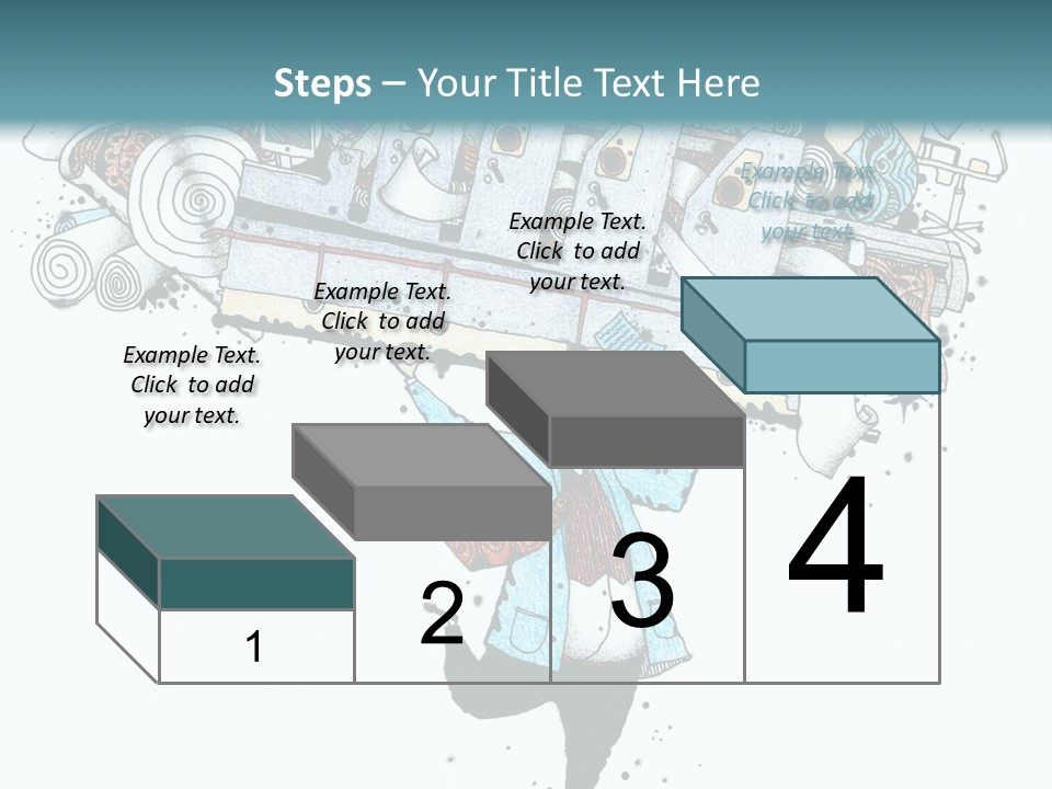 Wave Sunrise Pensioner PowerPoint Template