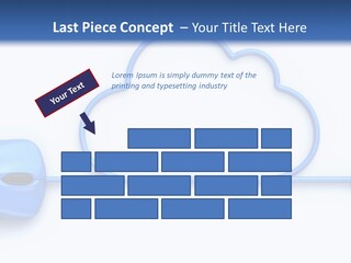 Portrait Pensioner Sand PowerPoint Template