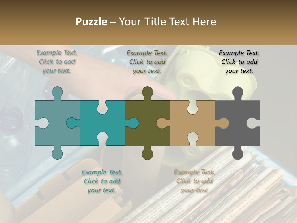 Elderly Ocean Coast PowerPoint Template