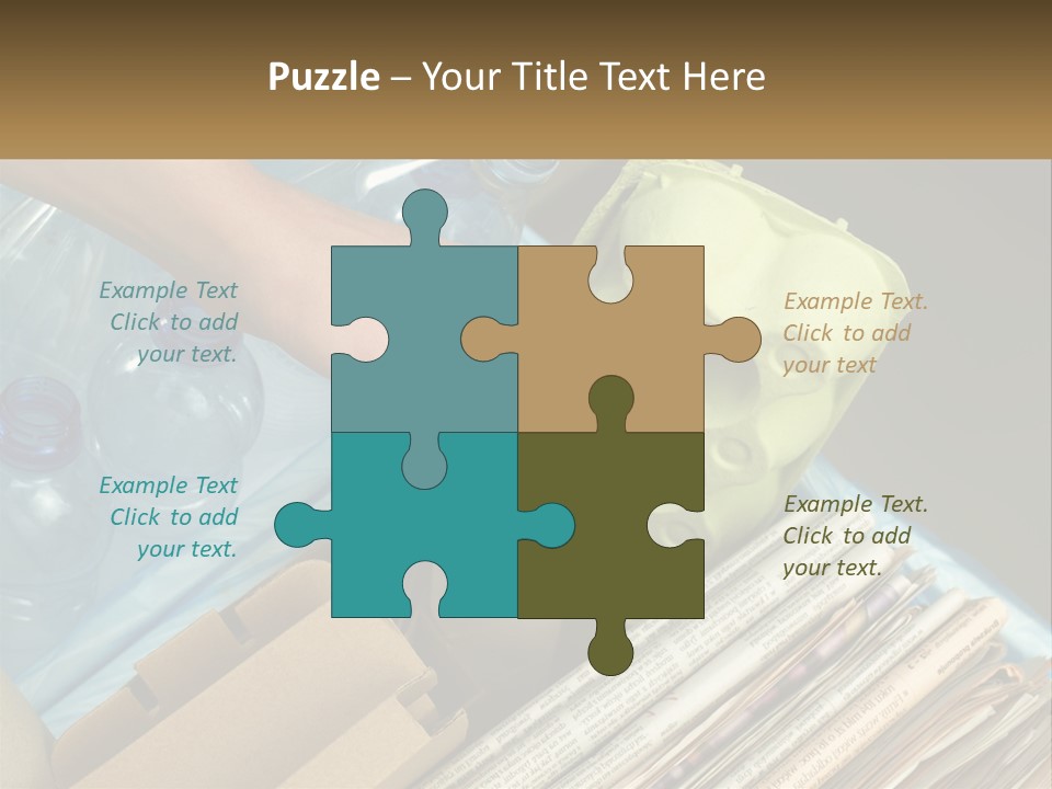 Elderly Ocean Coast PowerPoint Template