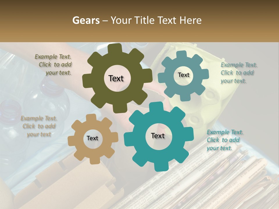 Elderly Ocean Coast PowerPoint Template