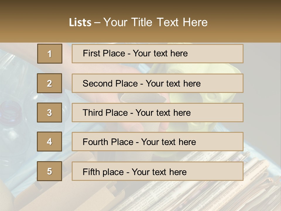 Elderly Ocean Coast PowerPoint Template