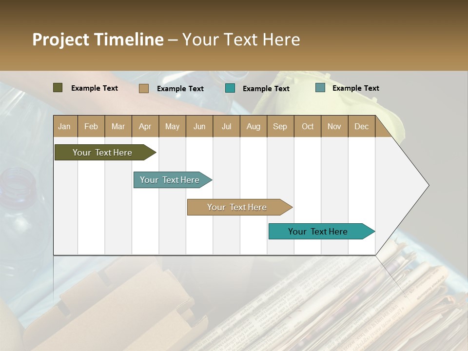 Elderly Ocean Coast PowerPoint Template