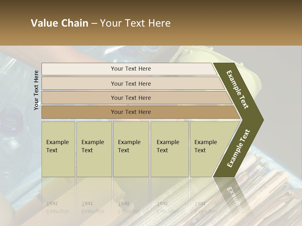 Elderly Ocean Coast PowerPoint Template