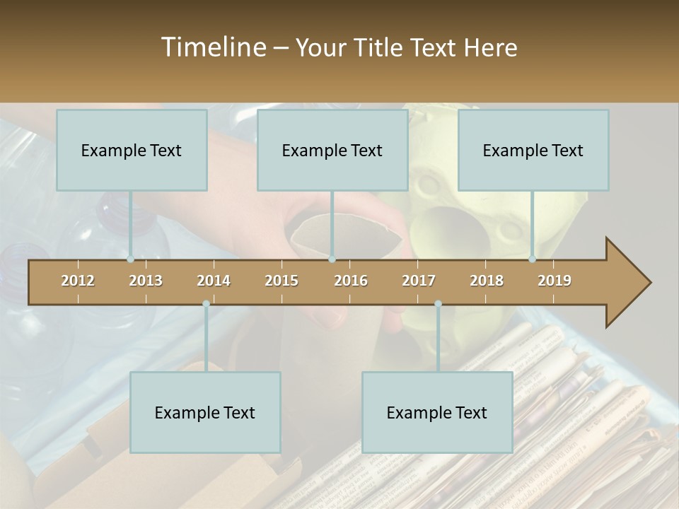 Elderly Ocean Coast PowerPoint Template