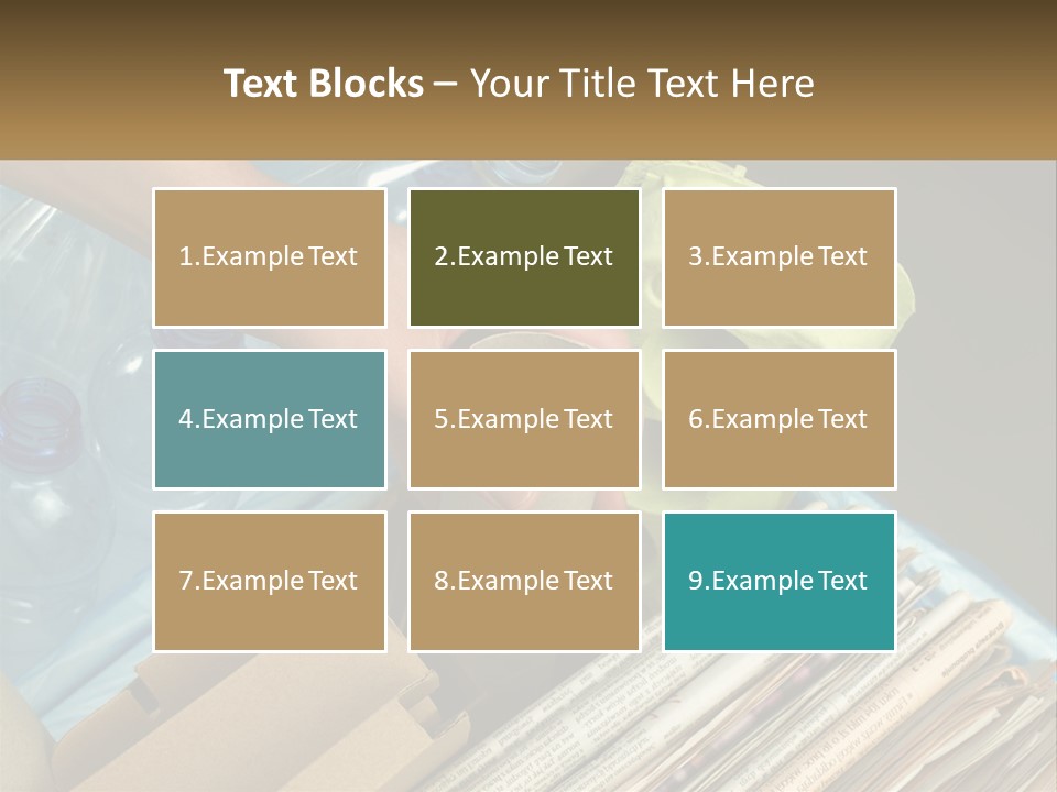 Elderly Ocean Coast PowerPoint Template