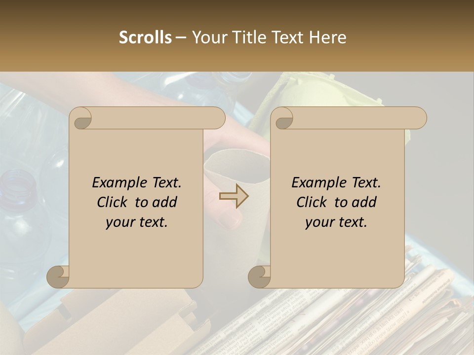 Elderly Ocean Coast PowerPoint Template
