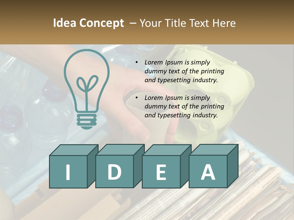 Elderly Ocean Coast PowerPoint Template