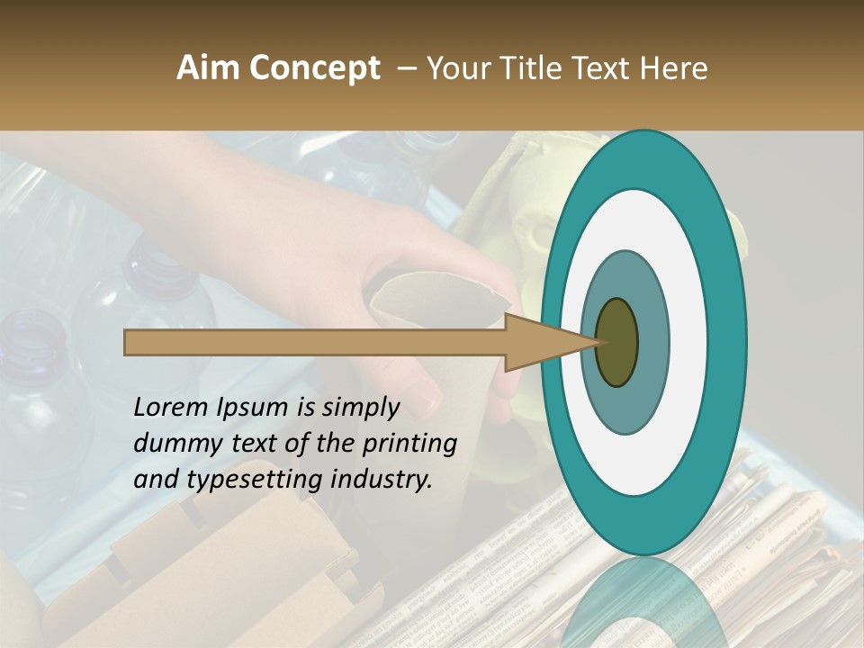 Elderly Ocean Coast PowerPoint Template