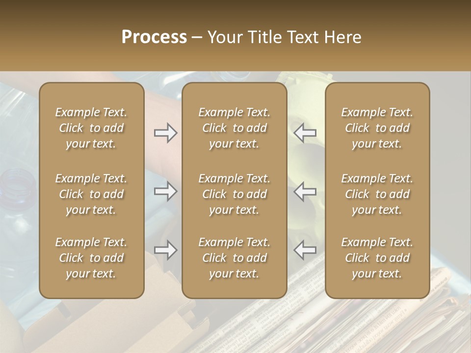 Elderly Ocean Coast PowerPoint Template