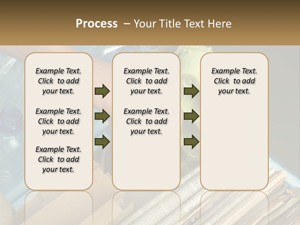 Elderly Ocean Coast PowerPoint Template