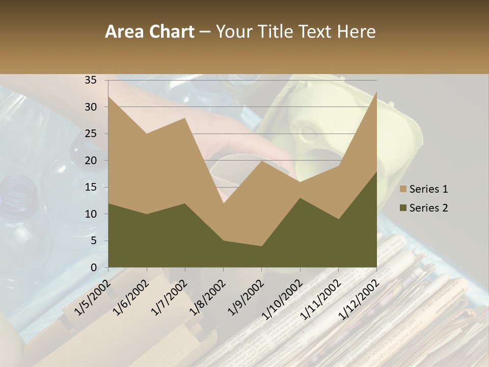 Elderly Ocean Coast PowerPoint Template