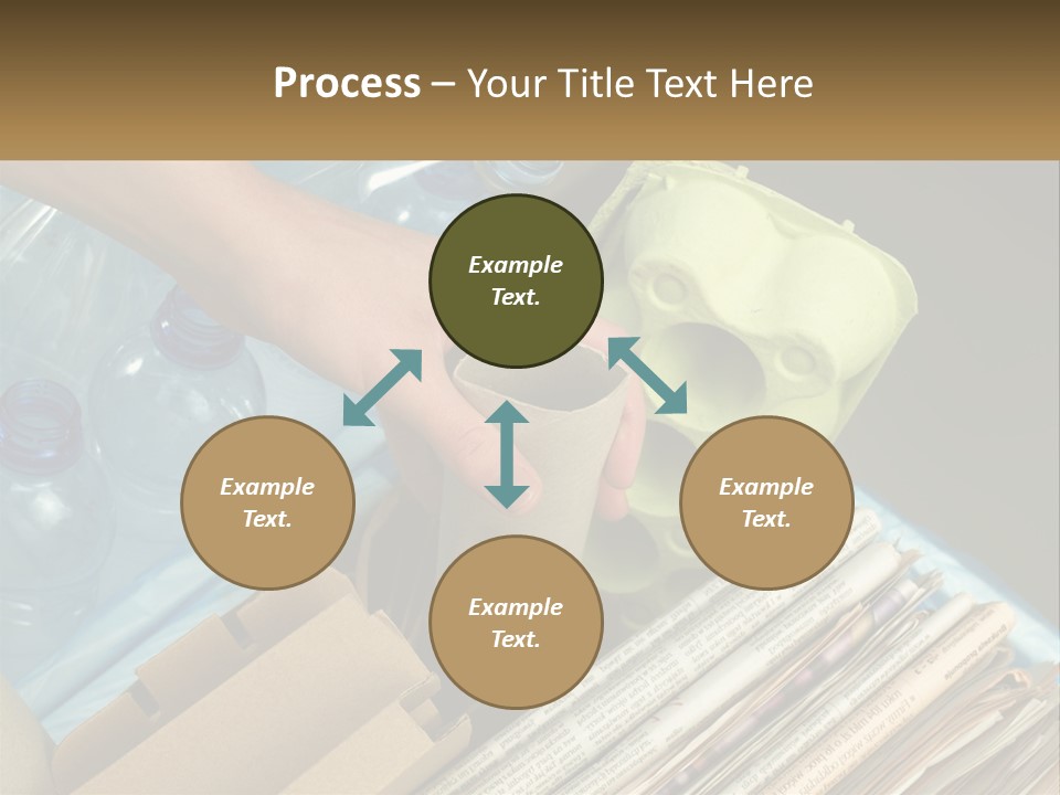 Elderly Ocean Coast PowerPoint Template
