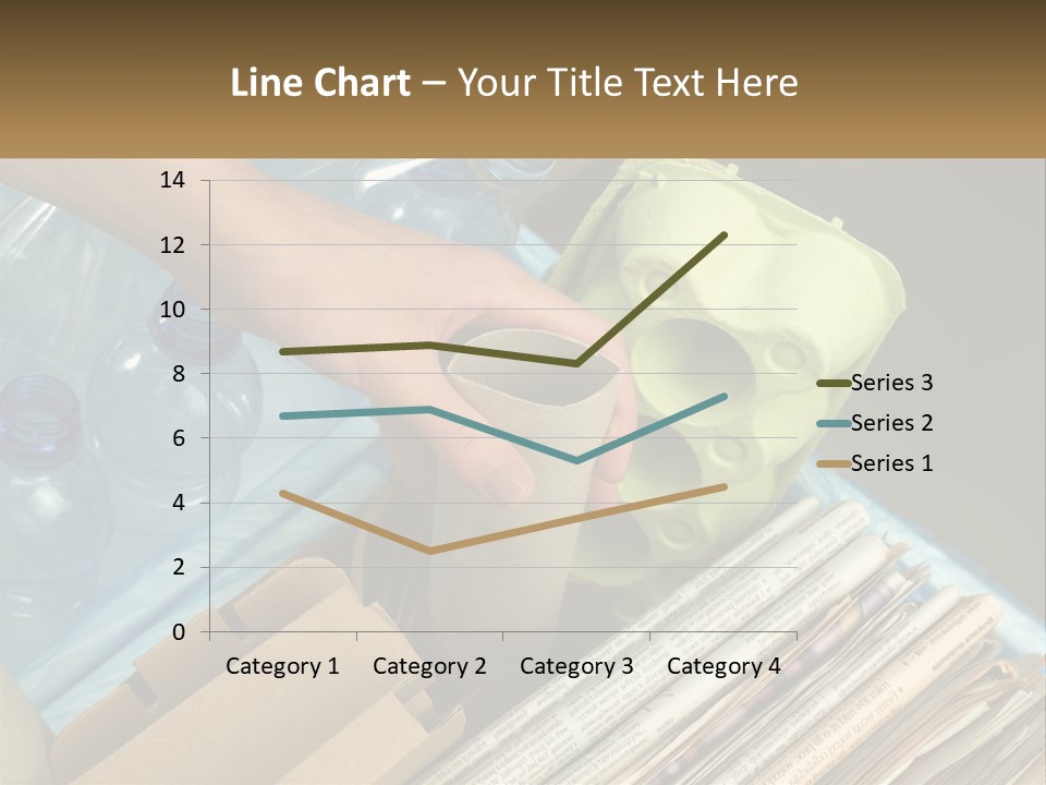 Elderly Ocean Coast PowerPoint Template