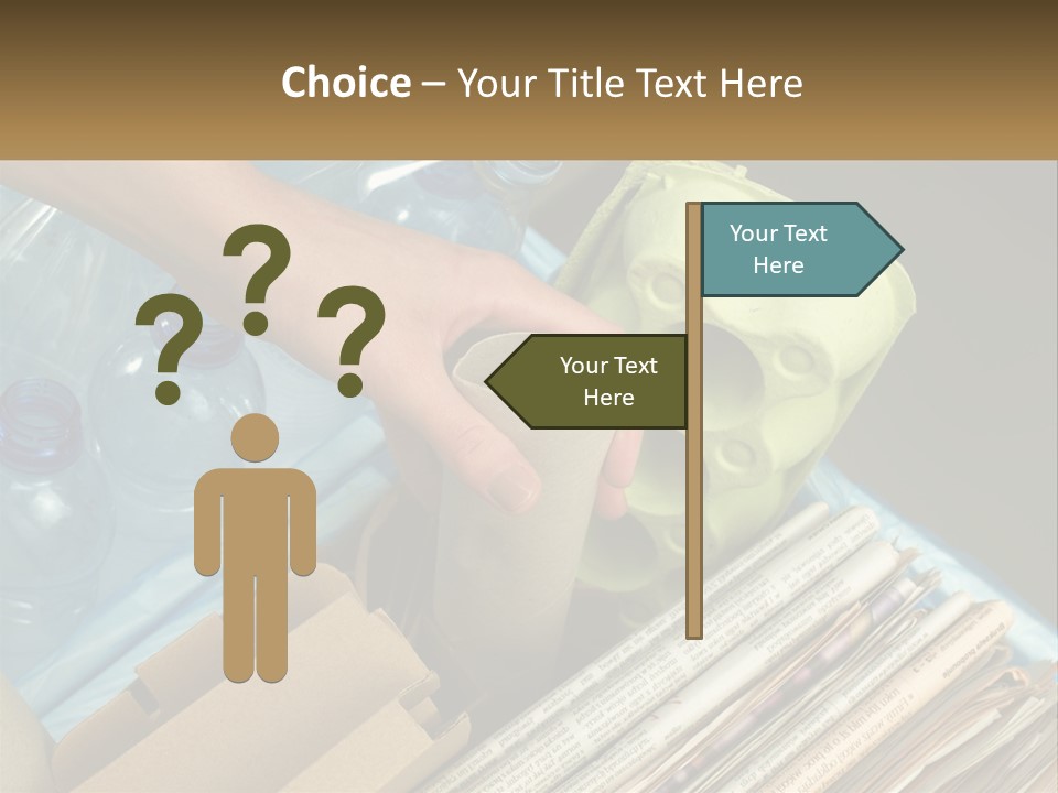 Elderly Ocean Coast PowerPoint Template