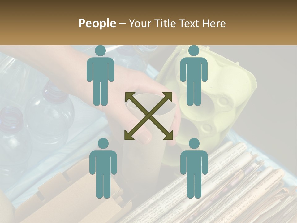 Elderly Ocean Coast PowerPoint Template