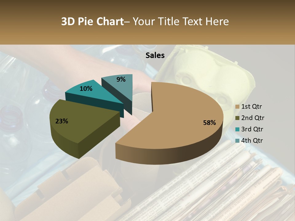 Elderly Ocean Coast PowerPoint Template