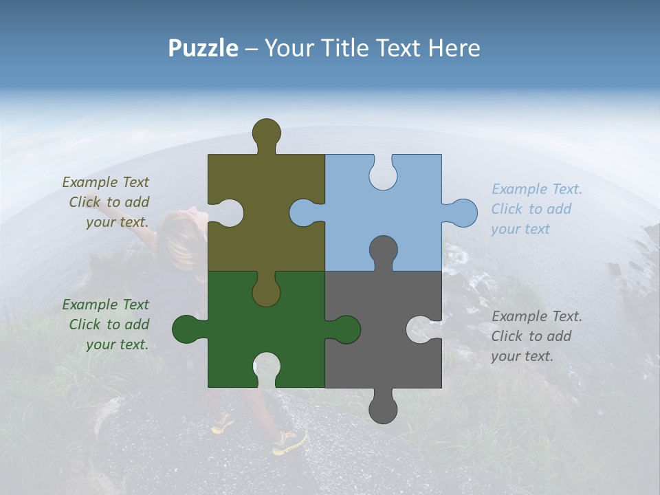 Daughter Peaceful Senior PowerPoint Template