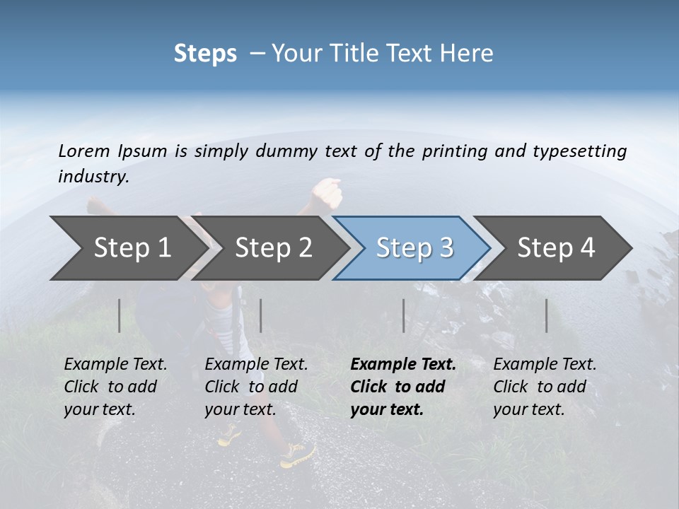 Daughter Peaceful Senior PowerPoint Template