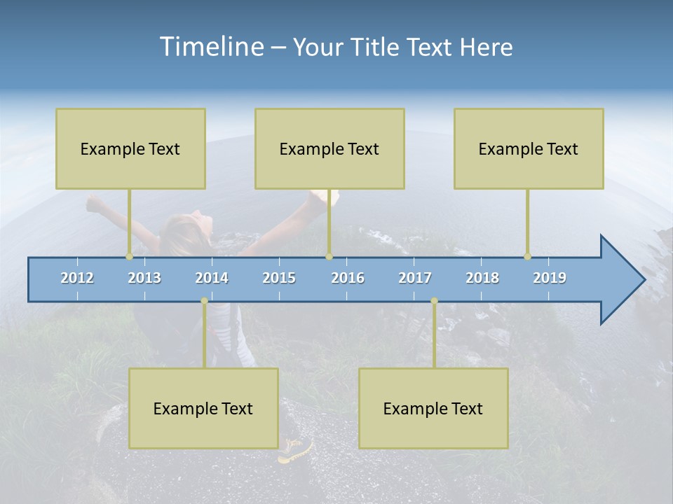 Daughter Peaceful Senior PowerPoint Template