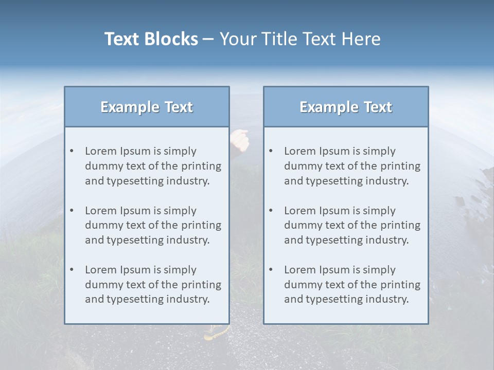 Daughter Peaceful Senior PowerPoint Template