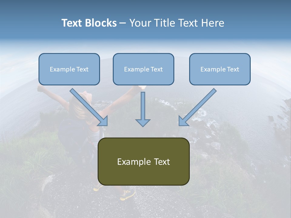 Daughter Peaceful Senior PowerPoint Template