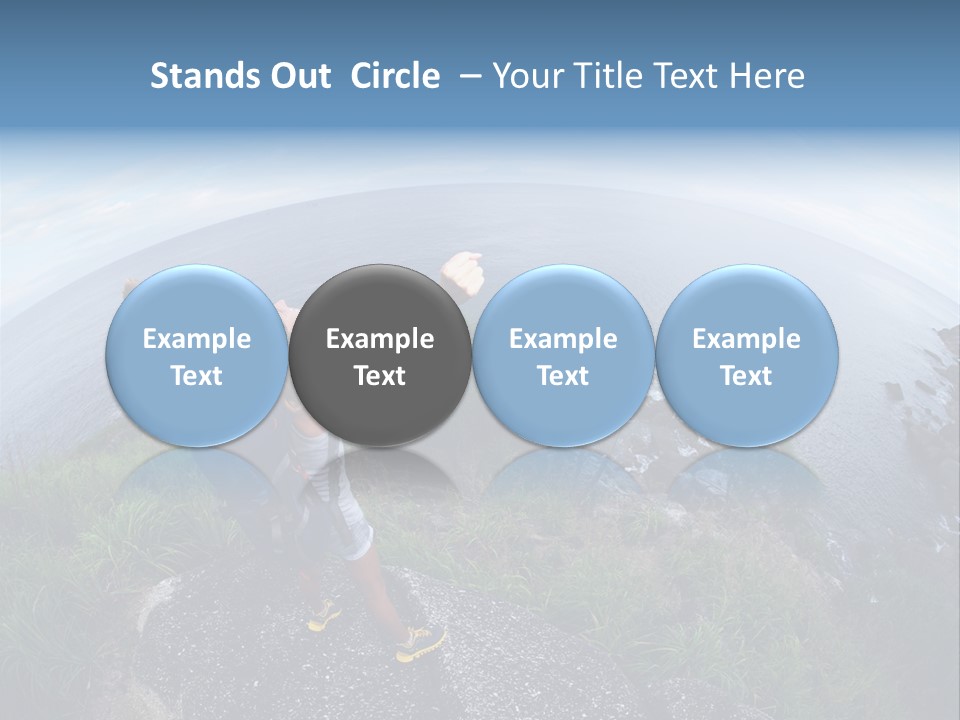 Daughter Peaceful Senior PowerPoint Template