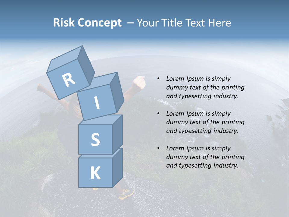 Daughter Peaceful Senior PowerPoint Template