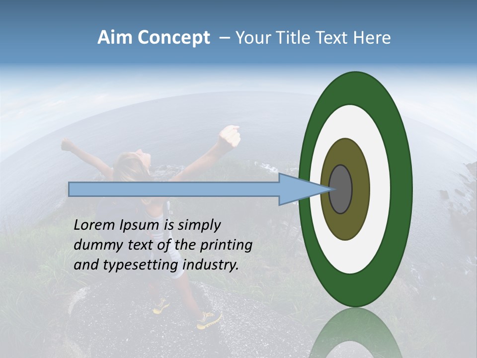 Daughter Peaceful Senior PowerPoint Template