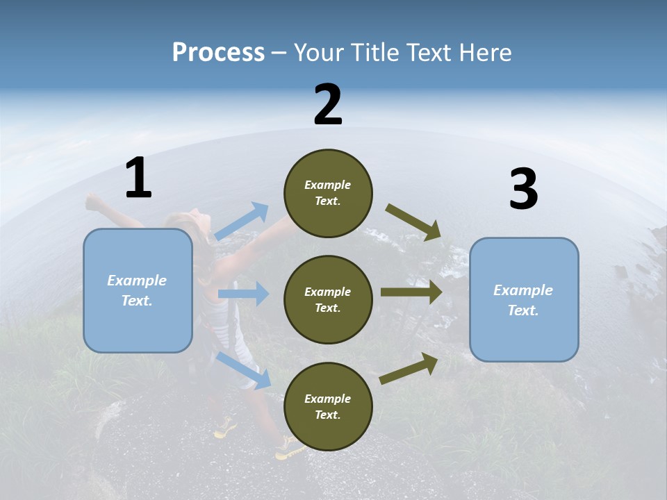 Daughter Peaceful Senior PowerPoint Template