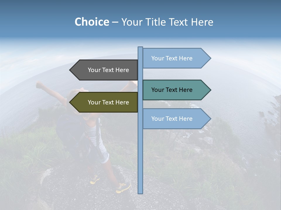 Daughter Peaceful Senior PowerPoint Template