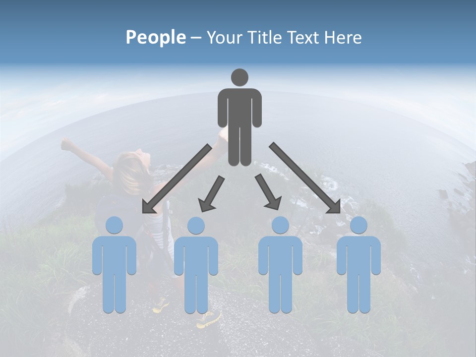 Daughter Peaceful Senior PowerPoint Template