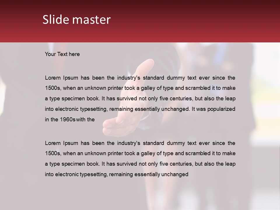 Single Daughter Portrait PowerPoint Template