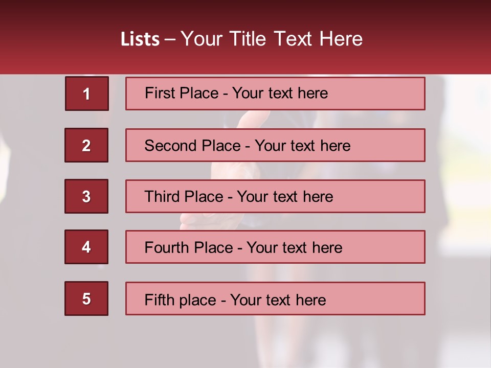 Single Daughter Portrait PowerPoint Template