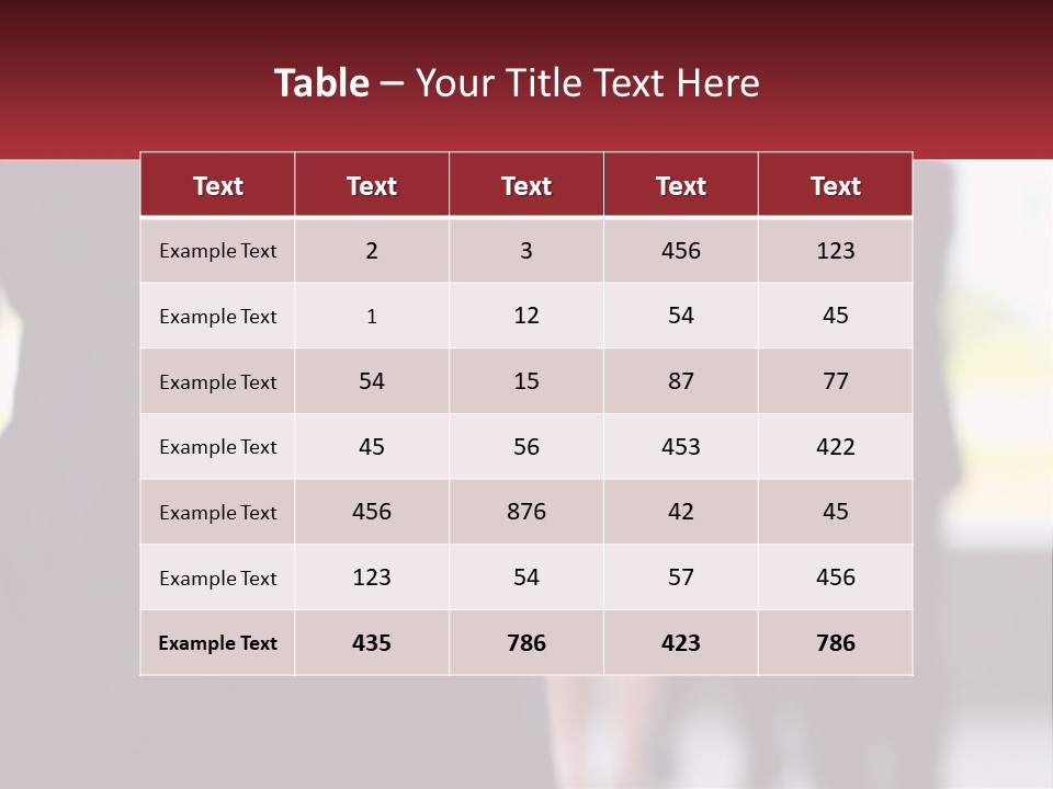 Single Daughter Portrait PowerPoint Template