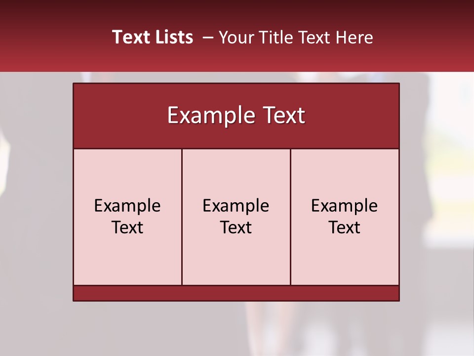 Single Daughter Portrait PowerPoint Template
