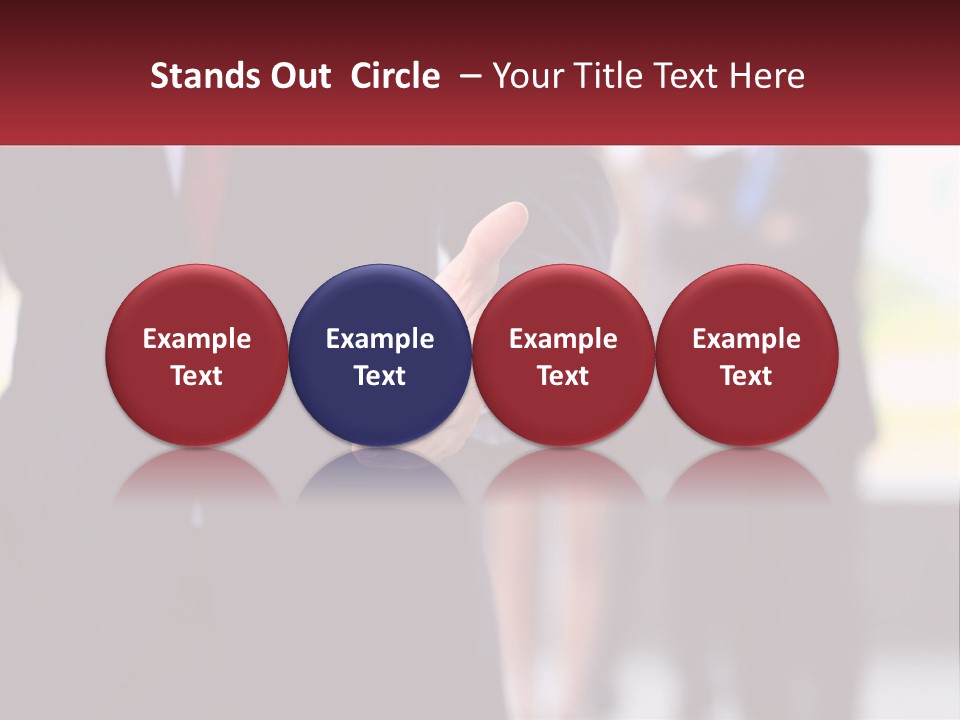 Single Daughter Portrait PowerPoint Template