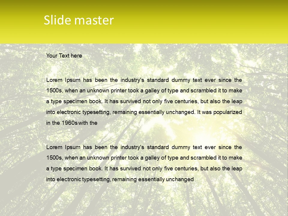 Water Standing Coast PowerPoint Template