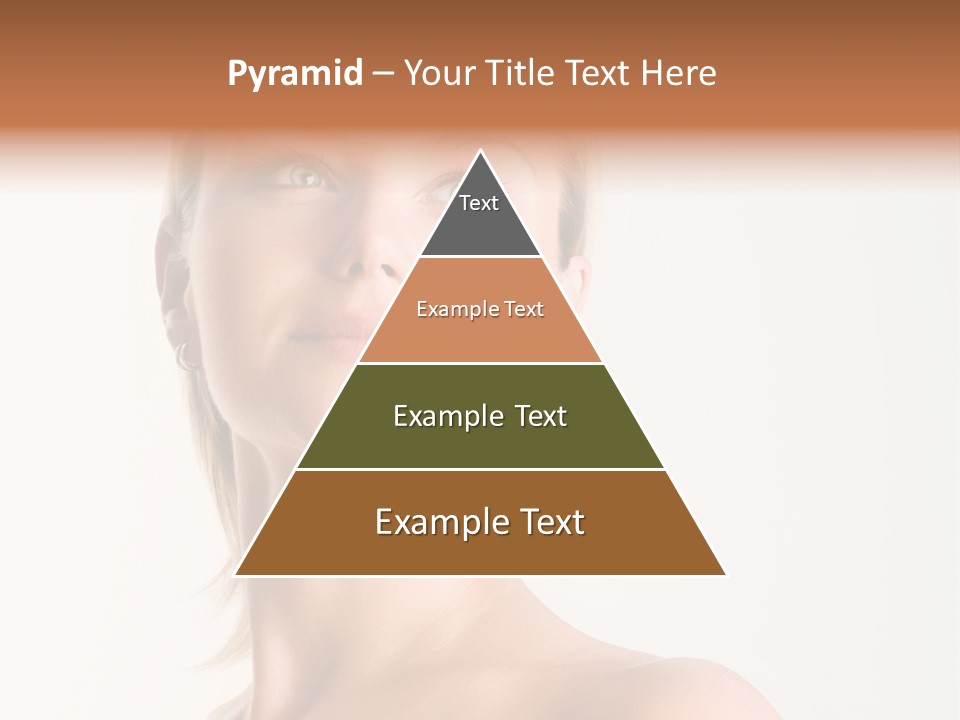 Senior Portrait Caucasian PowerPoint Template