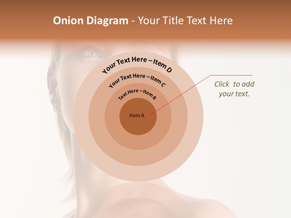 Senior Portrait Caucasian PowerPoint Template