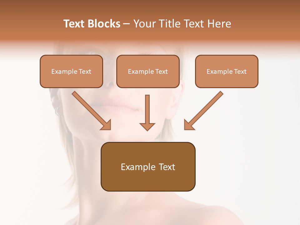 Senior Portrait Caucasian PowerPoint Template