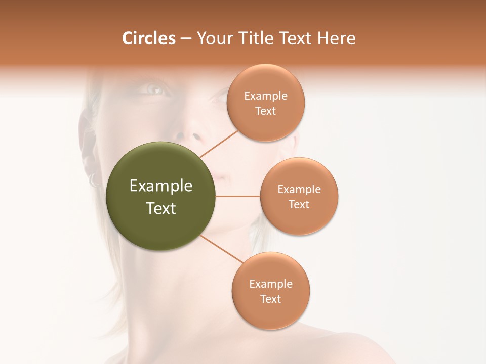 Senior Portrait Caucasian PowerPoint Template