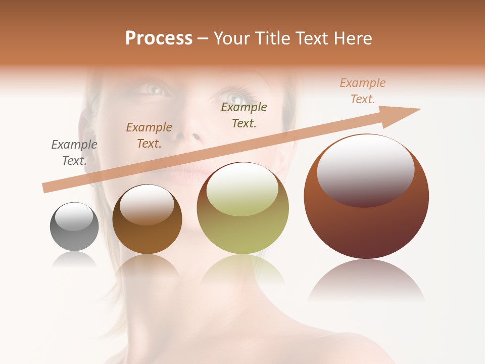 Senior Portrait Caucasian PowerPoint Template